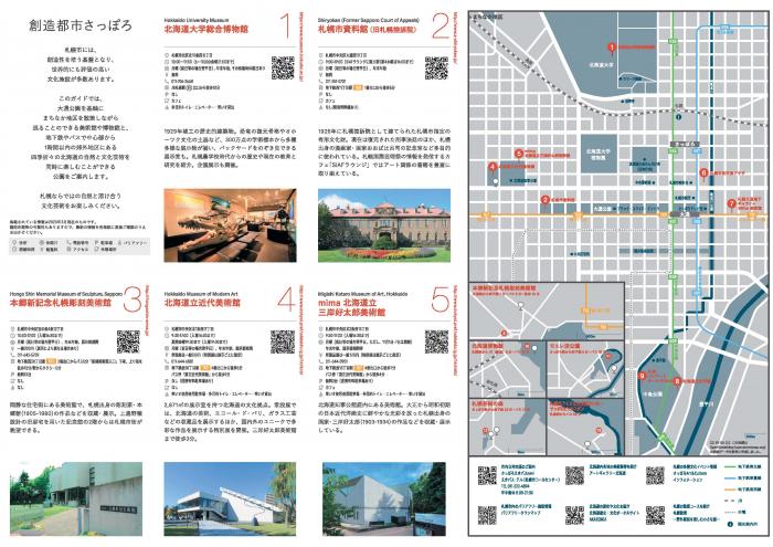 創造都市さっぽろミュージアム&アートパークガイド裏面